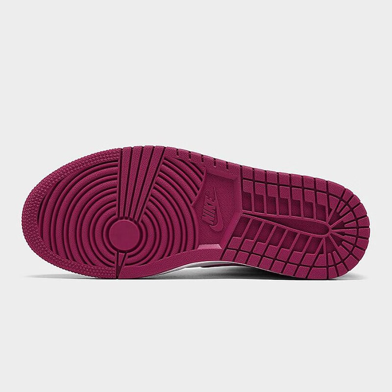 耐克 AJ1黑紫葡萄 情侣篮球鞋商品图片-5