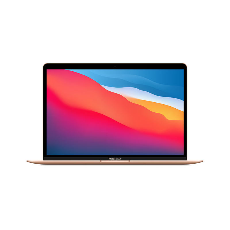 Apple MacBook Air 13.3 八核M1芯片(7核图形处理器) 8G 256G SSD 金色 笔记本电脑 MGND3CH/A【企业专享】