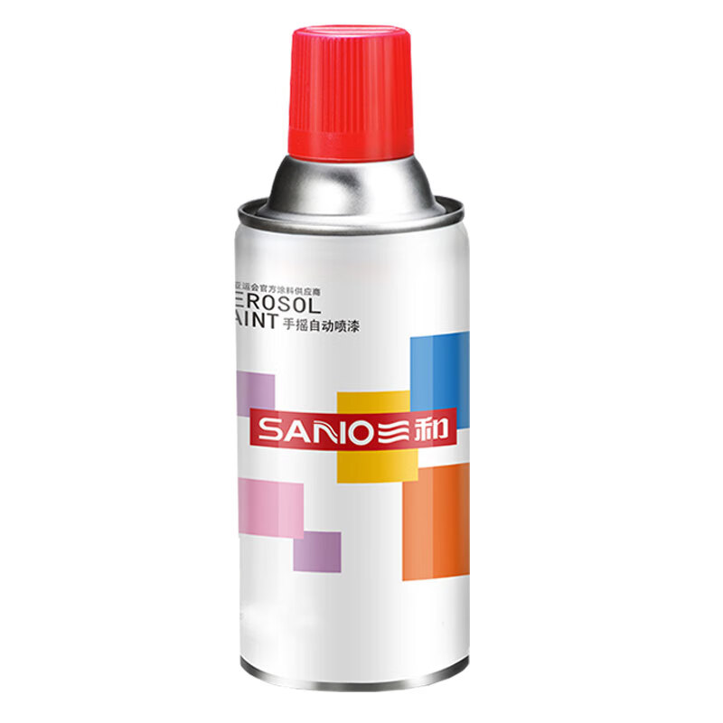 三和 普通自喷漆 工业防腐金属防锈手喷漆 汽车轮毂改色划痕修复自动