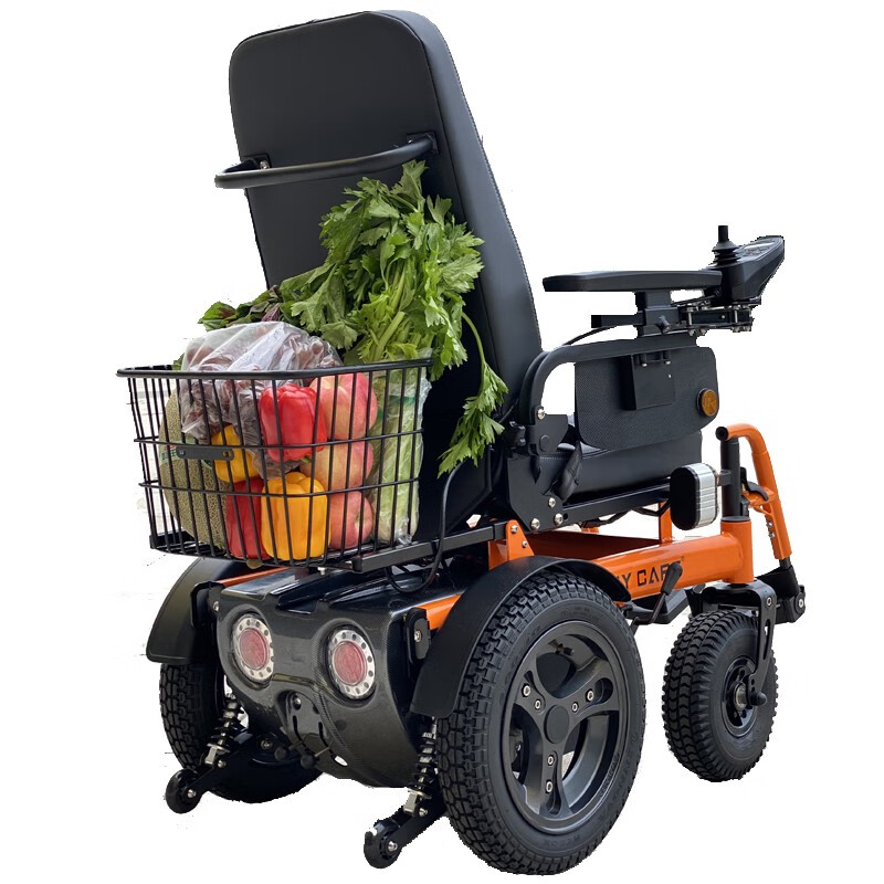 伊凯电动轮椅ep62l重型越野车16寸后轮可过10cm防盗门老年残疾人户外