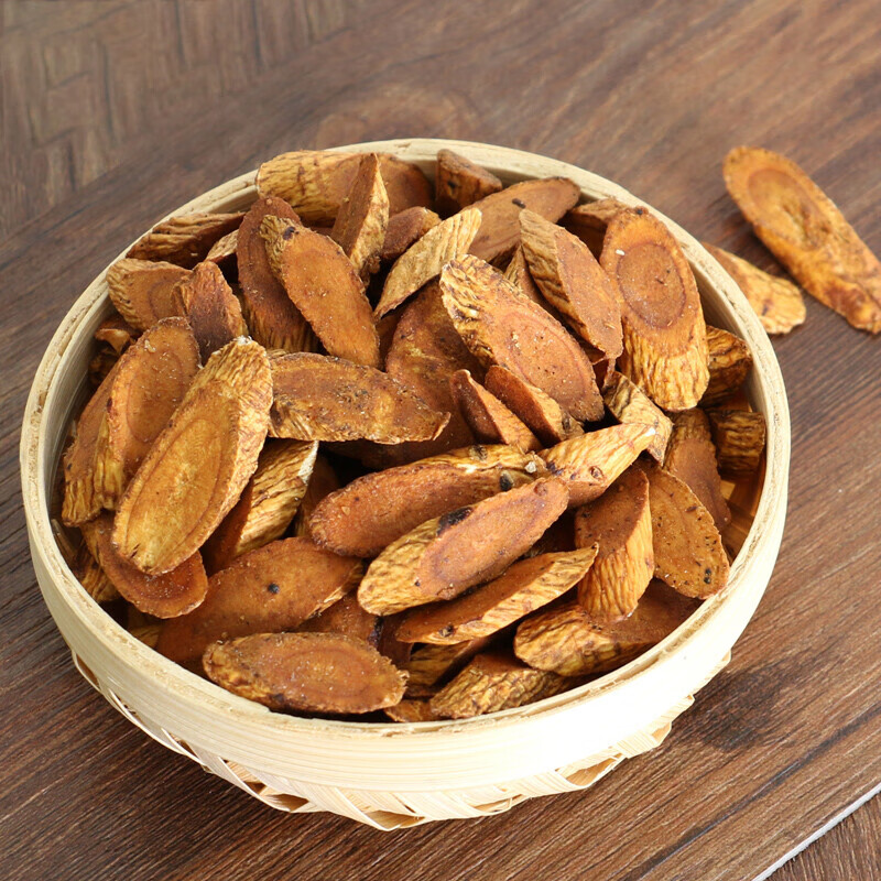 康美中药 炙黄芪 蜜炒黄芪片 中药材北芪制黄芪 中药饮片 500g/袋装