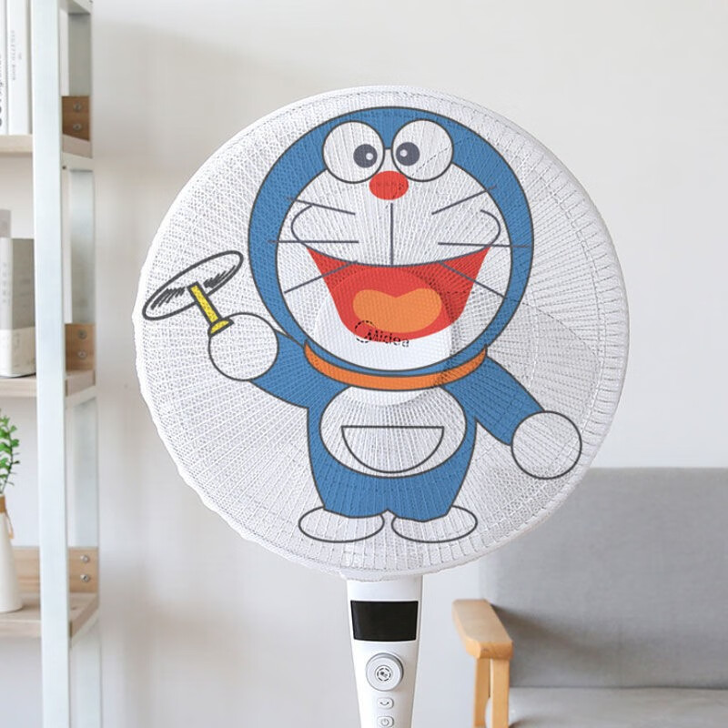 卡通印花风扇罩儿童防夹手电风扇防护罩防小孩夹手保护套 叮当猫