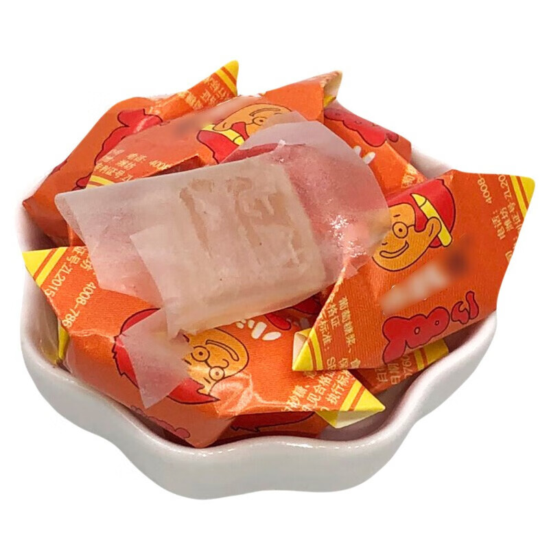 小淘气糖童年经典怀旧零食 7080后传统硬糖果 糯米纸糖老式喜糖 小
