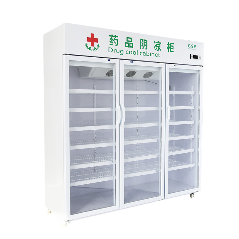药品阴凉柜冷藏柜单双三门gsp认证小型医展示柜药房诊所永耐力 单门升级款药品柜 包过gsp
