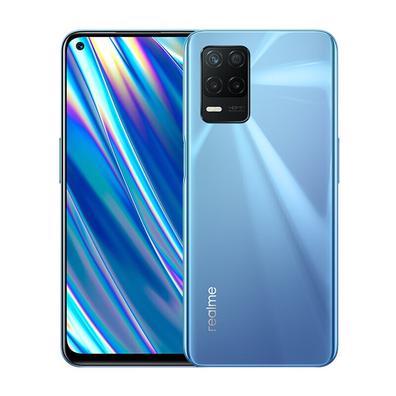realme真我q3i90hz畅速全面屏4800万三摄5000mah大电池光影蓝6gb128gb