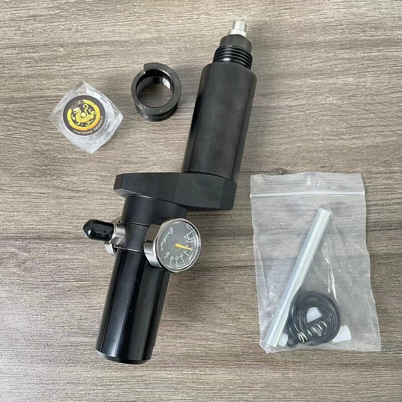 雅漫林黑色板球恒压型恒压阀一体双表加大恒压阀高压阀工业恒压 单孔