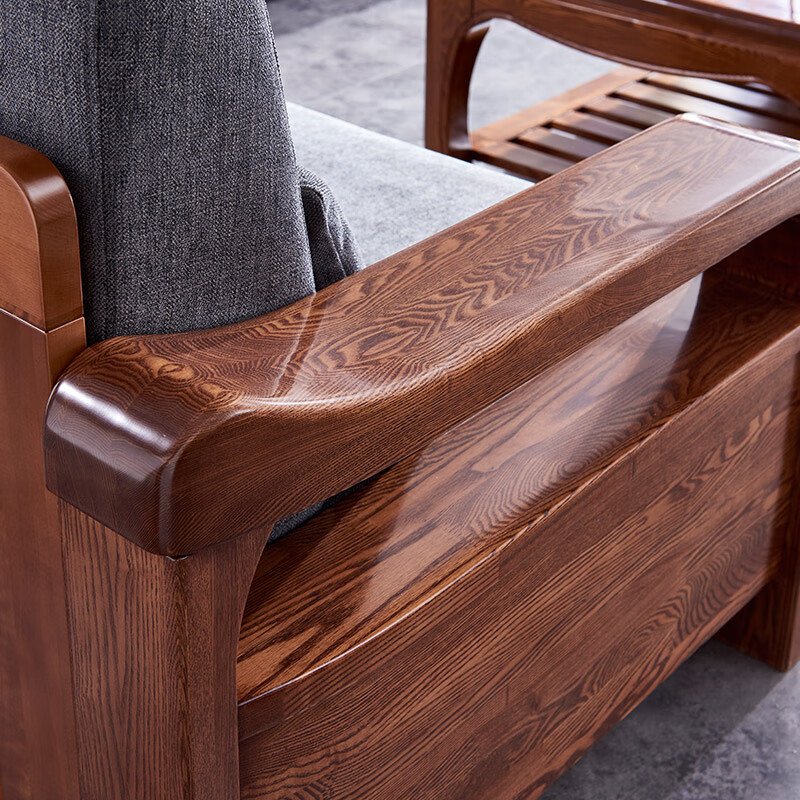 光明家具实木沙发套装