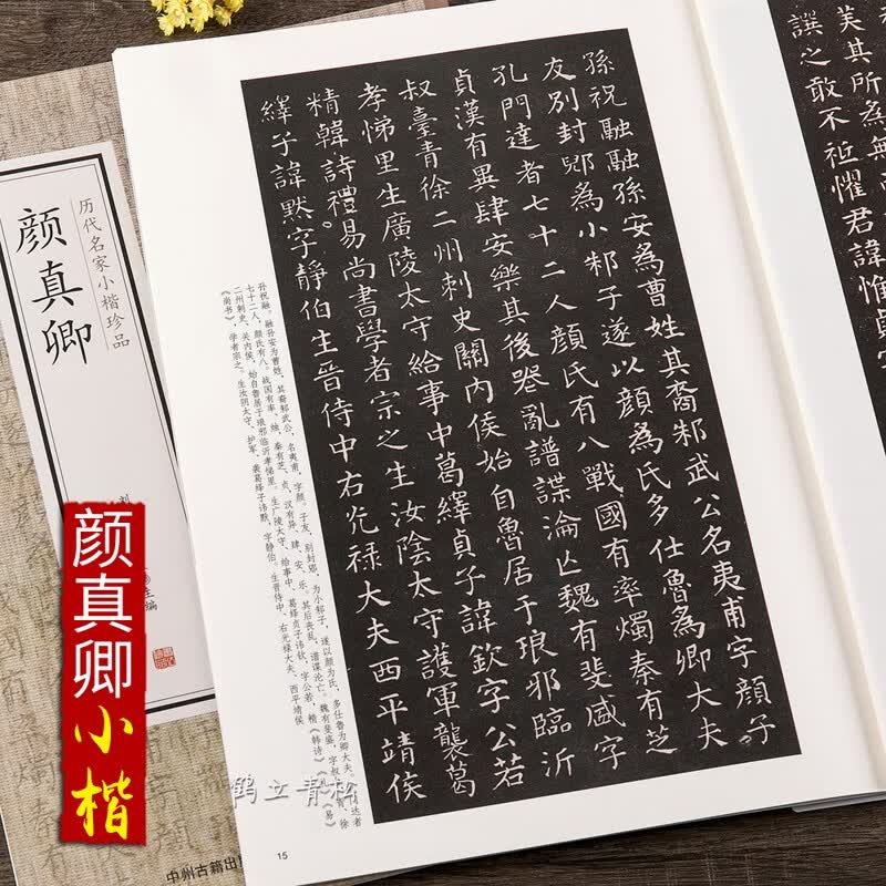 颜真卿 历代名家小楷珍品 千字文 颜氏家庙之碑 麻姑仙坛记 颜体书法繁体旁注 颜真卿书法作品集 毛笔书法字帖