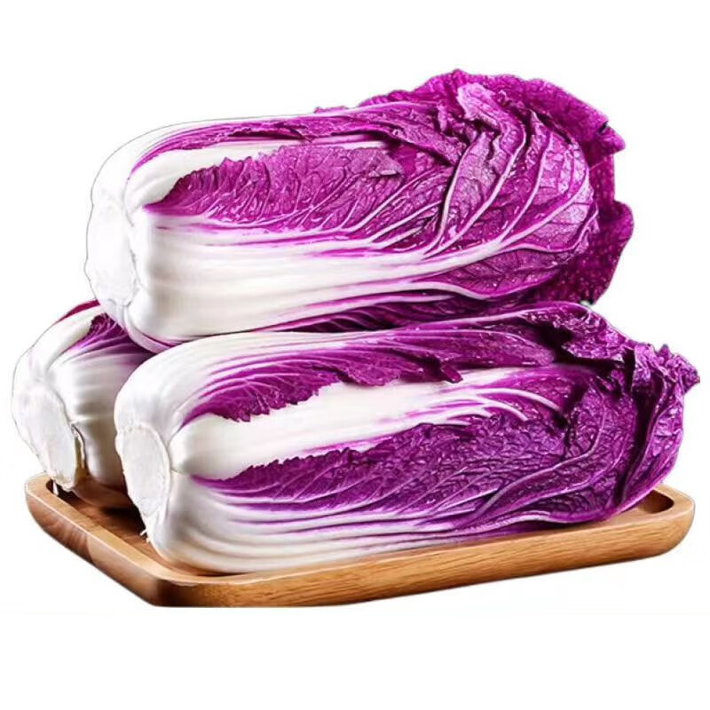 zxc紫罗兰大白菜 新鲜山东紫包心娃娃菜 3斤