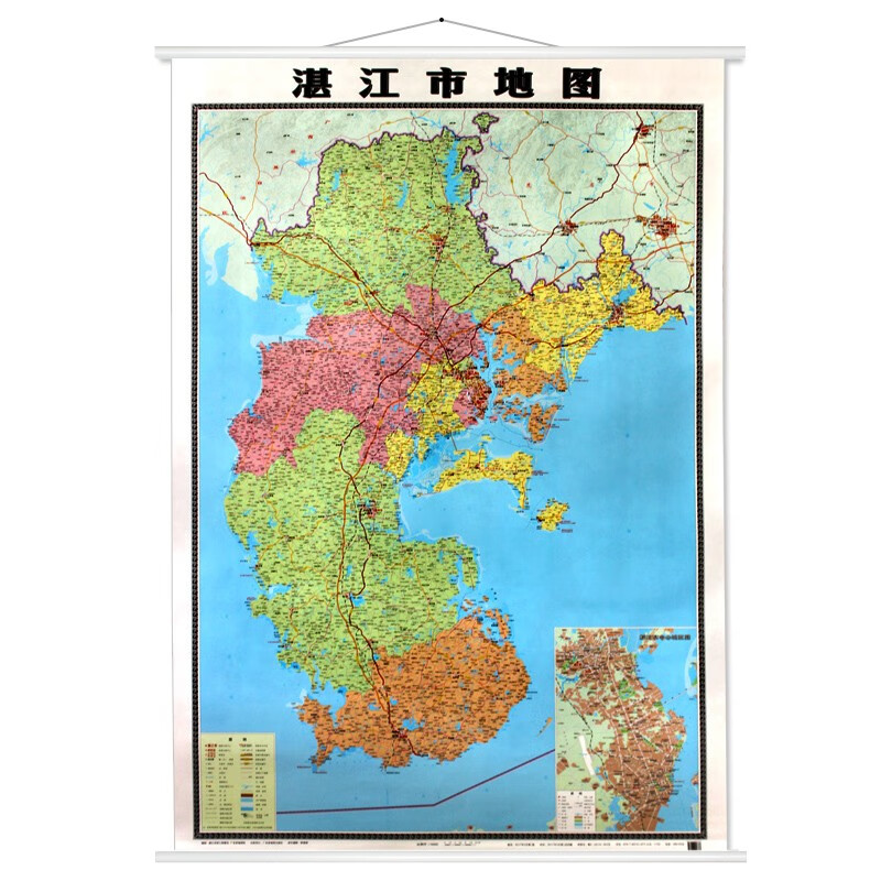 1米*1.6米  广东省市级地图