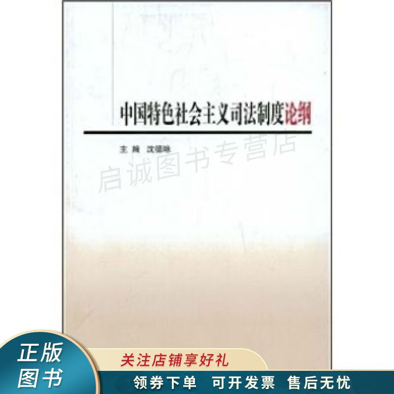 中国特色社会主义司法制度论纲