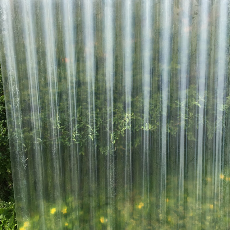 千惠美 采光板温室阳光板透明雨棚塑料瓦阳光房婚庆户外玻璃钢彩钢板