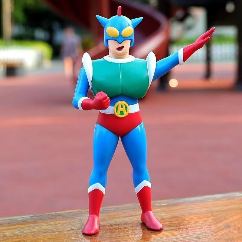 屁屁怪兽康达姆机器人蜡笔小新潮玩公仔男生日礼物 a款帅姿-动感超人