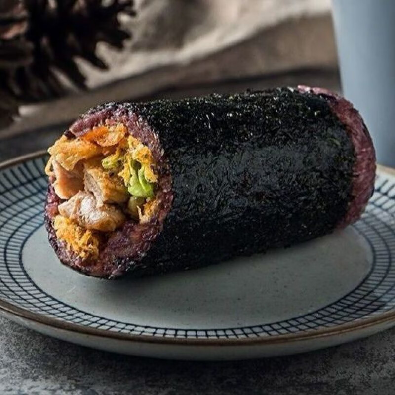 饺时代食品紫米糯米奥尔良鸡肉早餐加热即食 奥尔良鸡肉饭团150g*5个