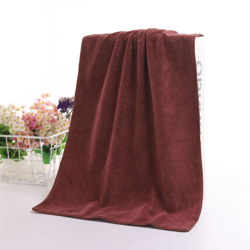 家政保洁专用毛巾家务饭店厨房清洁抹布加厚吸水不 咖啡 加厚（5条）30*60