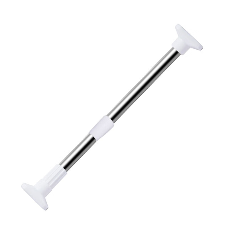 美居客 浴帘杆 窗帘杆 衣柜撑杆 不锈钢伸缩晾衣杆免打孔浴室帘杆门帘