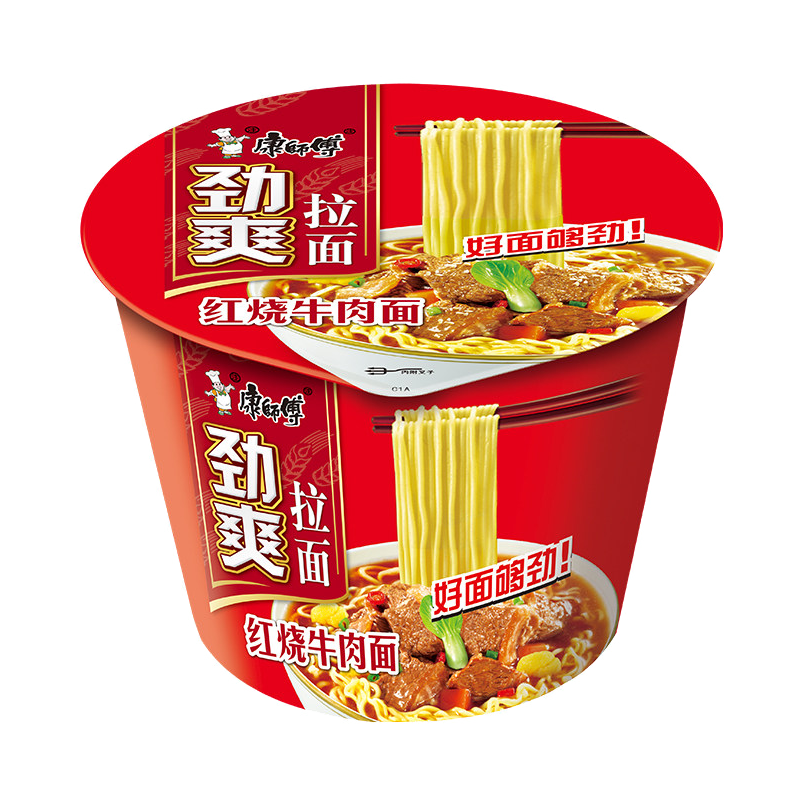 康师傅 泡面劲爽 方便面3桶装
