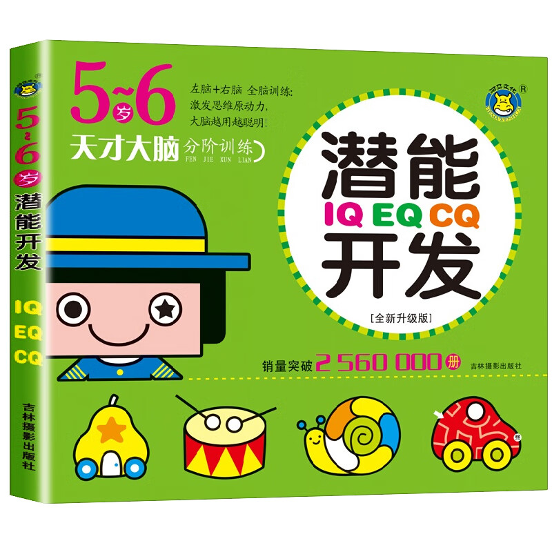 思维训练书籍 幼儿开发大脑思维书籍4-5-6岁儿童全脑左右脑智力开发