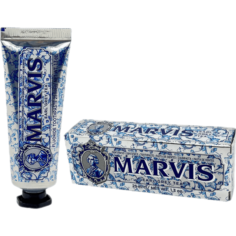 意大利marvis玛尔斯牙膏全新限量下午茶系列清洁牙渍25ml 茶25ml