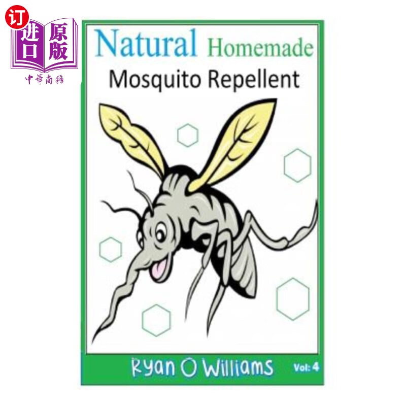 海外直订natural homemade mosquito repellent: how to make natural