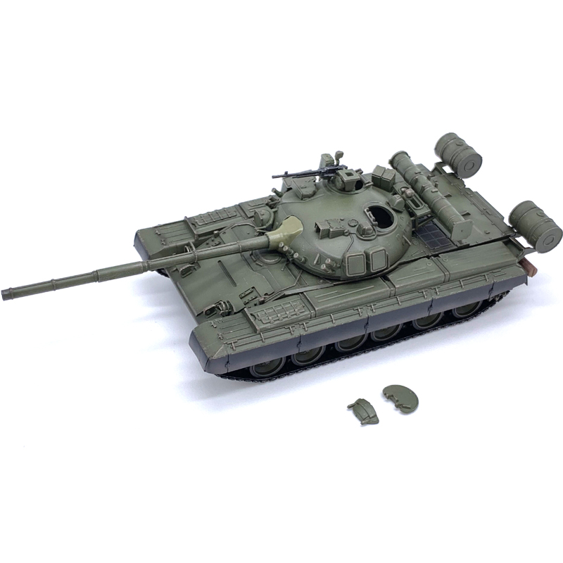 坦克1/72 俄罗斯 t80主战坦克 t-80b 蚀刻片加改件提升细节完成品模型