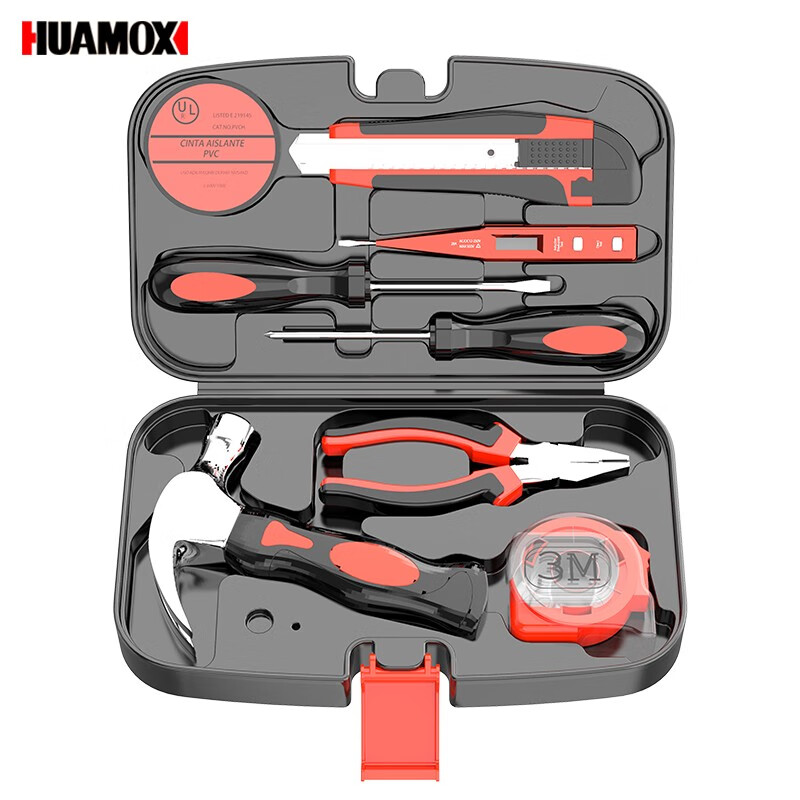 华麦斯家用工具箱套装五金工具套装家庭维修多功能电讯