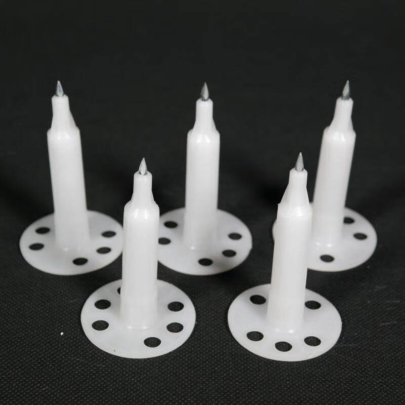 【精选好货】内外墙保温板射钉bg岩棉挤塑聚苯板气射钉专用白色锚固