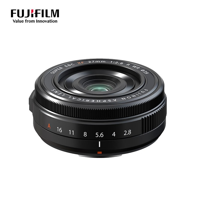 8 r wr饼干人像定焦镜头xf27f2.8二代适xe4 xt30定制 27/2.