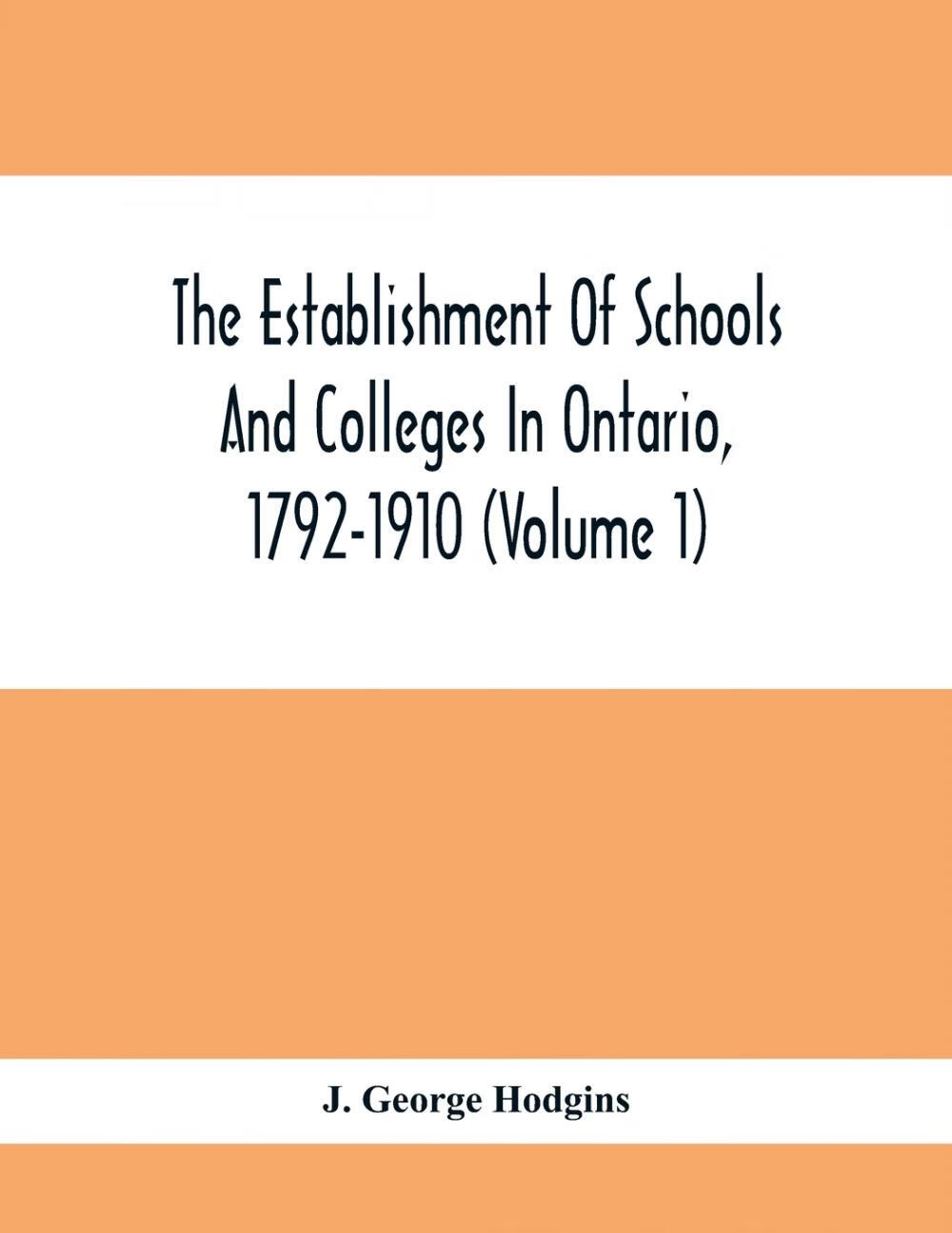 预售 按需印刷 the establishment of schools and colleges in