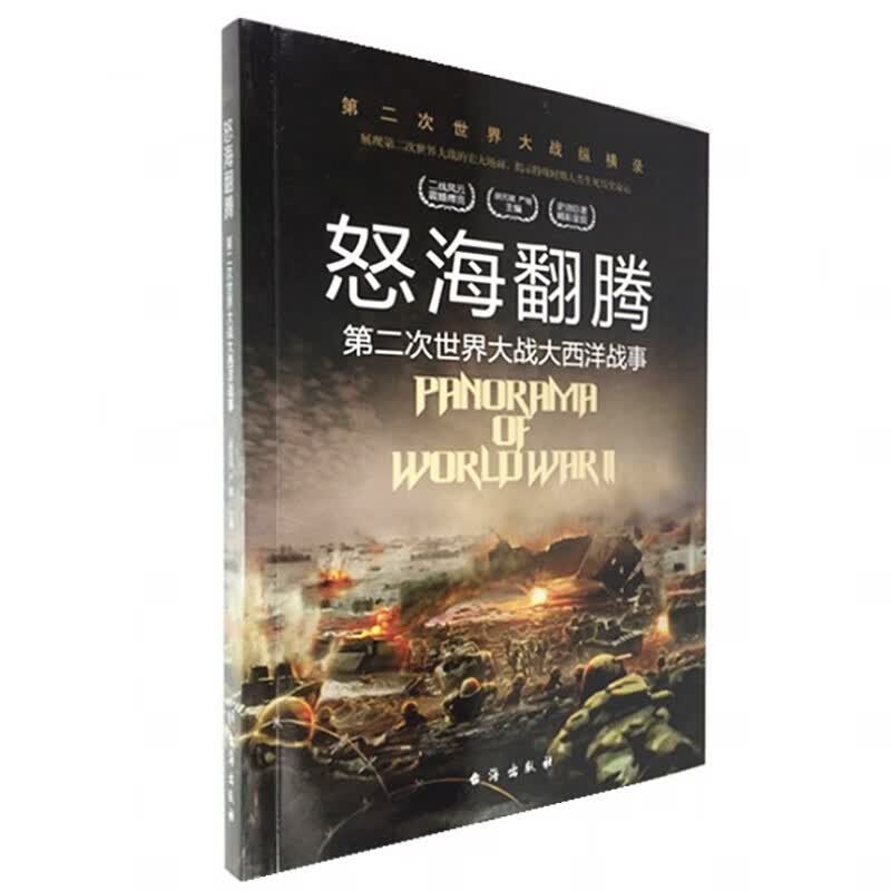 怒海翻腾 第二次世界大战大西洋战事 正版台海出版社第二次世界大战纵横录解密二战全史宏大场面呈现彩图版