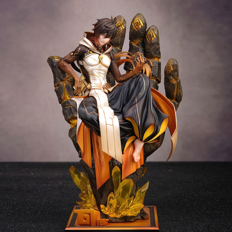 周边原神 钟离手办gk 神装  尘世可赴 男生雕像周边摆件模型优质 定金