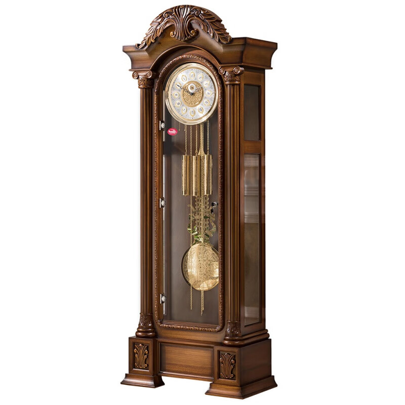 德国机芯落地钟复古欧式客厅座钟德国豪华大气实木立钟音乐报时摆钟