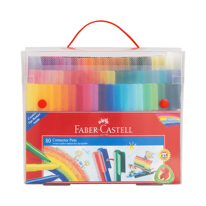 辉柏嘉(faber-castell)德国辉柏嘉儿童多彩水彩画工具可拼砌儿童画笔