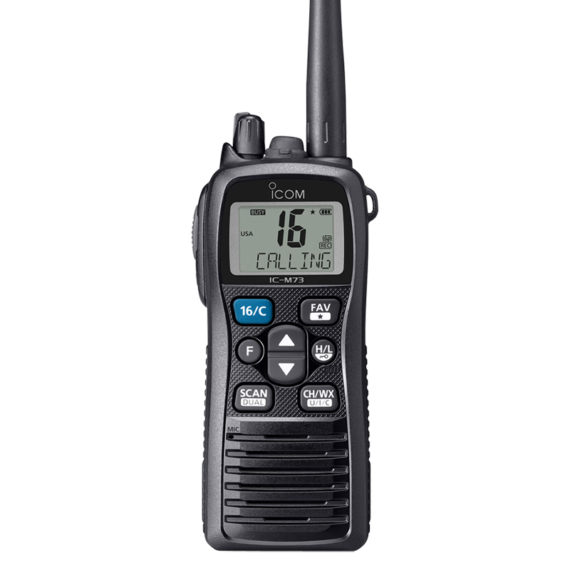 ICOM 甚高頻對講機 IC-M25 IC-M37海事對講機可漂浮對講機 防水船舶專(zhuān)用手臺 M73甚高頻對講機