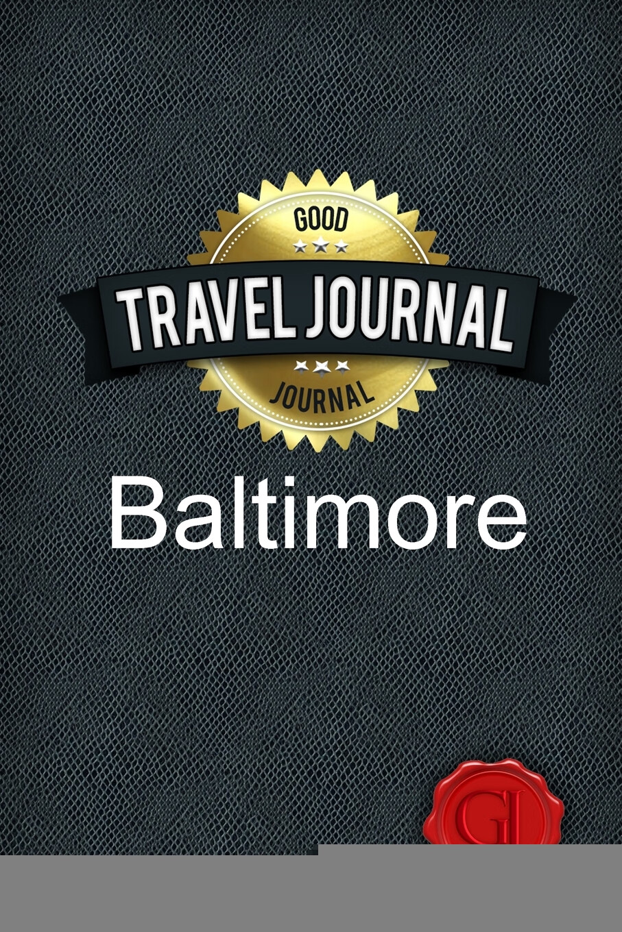 【预售 按需印刷】travel journal baltimore