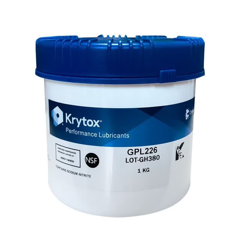 杜邦科慕krytox gpl205 205gd0 226 227 hc27全氟聚醚高温润滑脂 50g