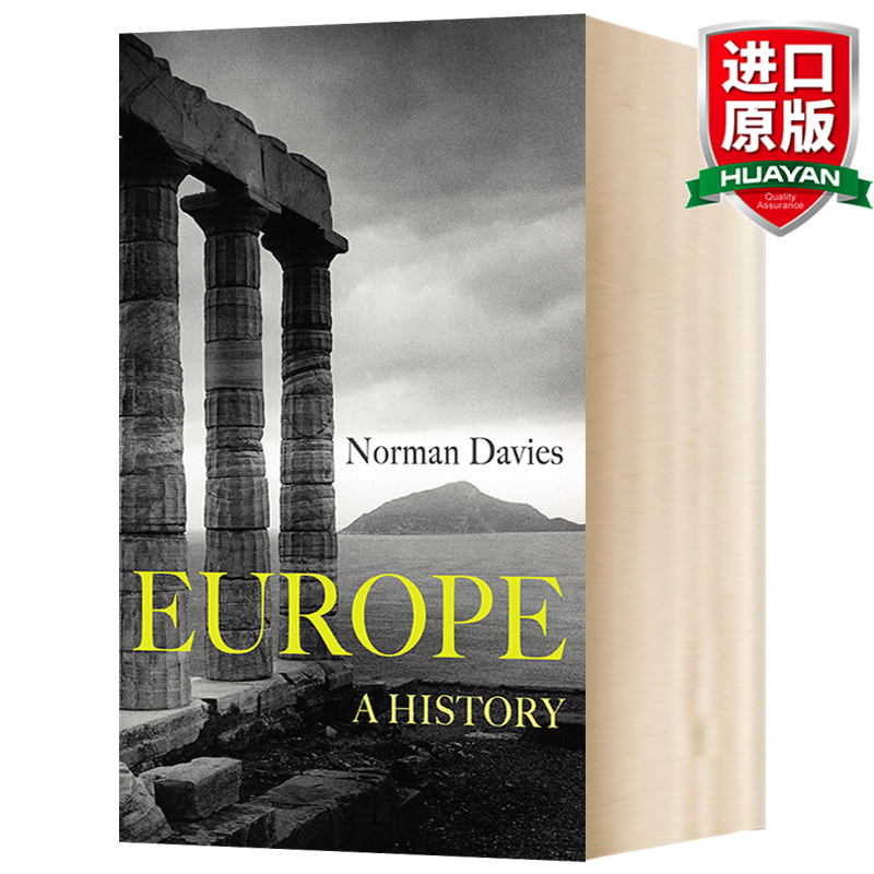 【瑕疵书】英文原版 欧洲史 Europe A History 冰河时代到原子时代 历史类经典著作