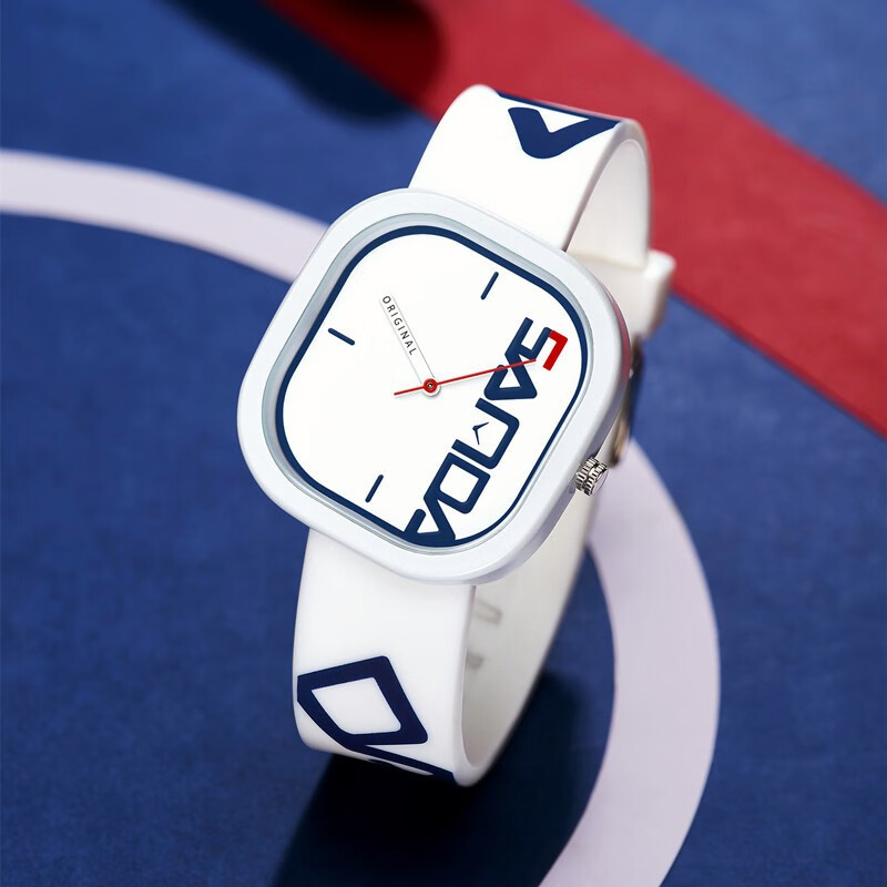 三达(sanda) 品牌手表2针创意方形防水中性手表男表女表简约时尚学生
