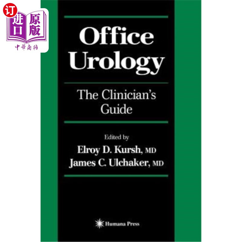 海外直订医药图书office urology: the clinicians guide 办公室泌尿