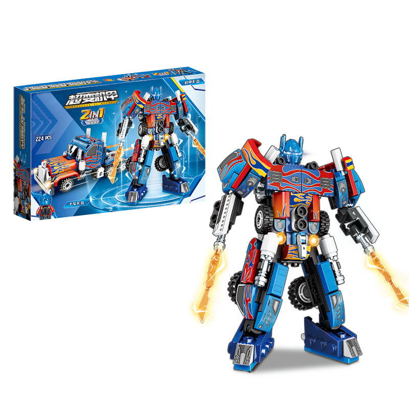 积木变形机器人大黄蜂金刚擎天柱男孩高难度巨大型6-12岁 【2种拼法】