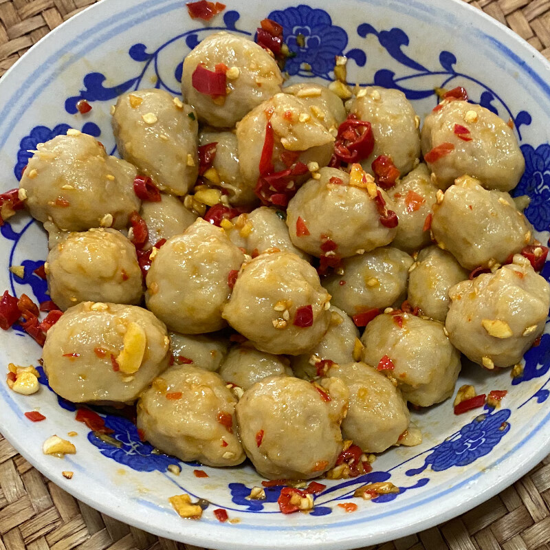 橙谣江西宁都肉丸手工新鲜肉撮小吃客家猪肉圆子客家特产美食真空包装