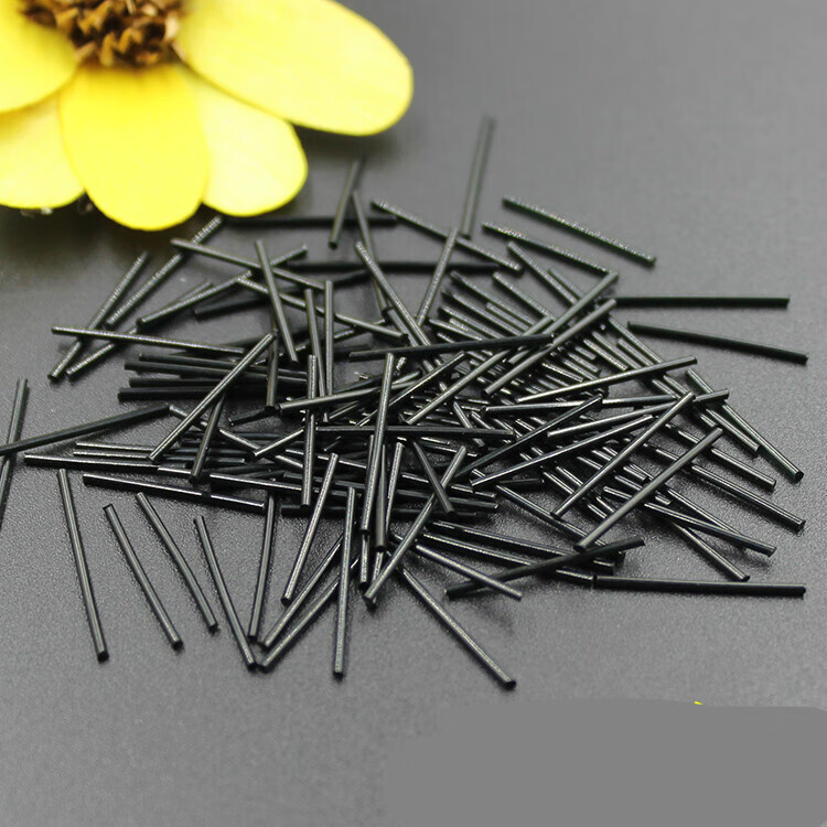 mays will耳棒小耳钉塑料针耳棍透明棒男女耳针饰品韩版闺 直耳棍:黑