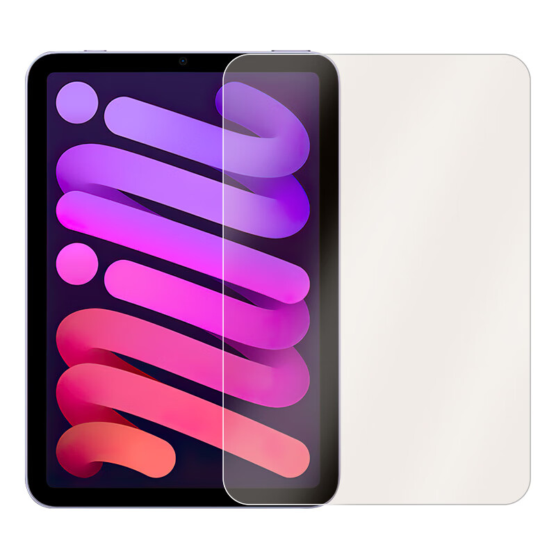 0度 适用苹果iPad Pro 2026款类纸膜抗蓝光射线护眼屏保2025款ipadair6/5磨砂抗指纹学生绘画保护软膜 iPad Mini7代/6代 8.3英寸 AG防眩护眼PET类纸膜(软膜)