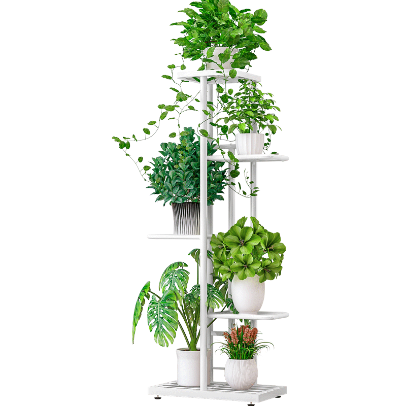 蜗家花架阳台落地多层置物架室外多肉爬藤架现代简约客厅隔断金属铁艺花架子室内装饰花架