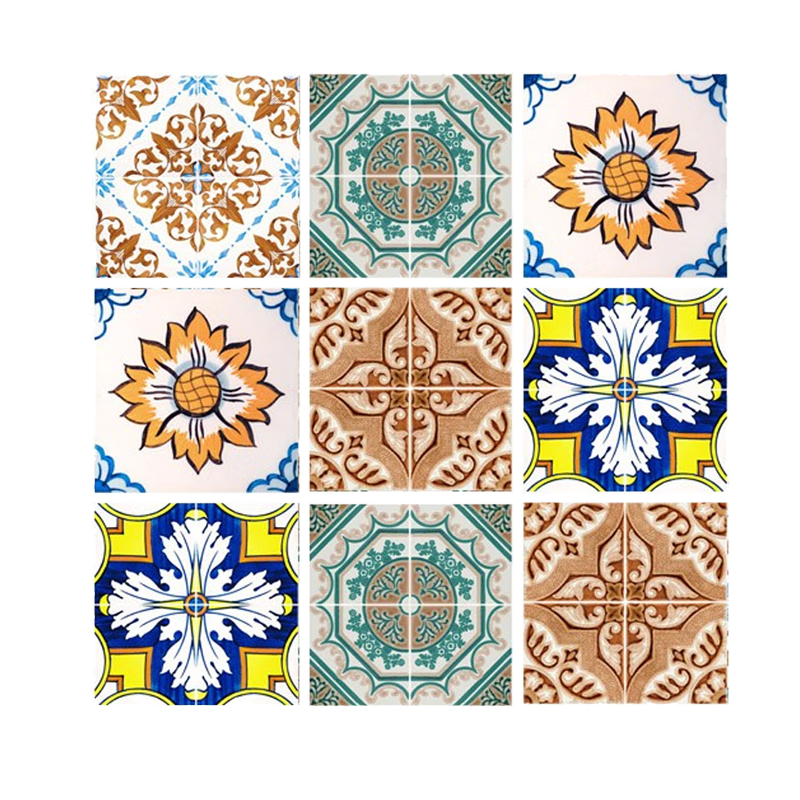 ���谲5Ƭ�غ�������ԡ��ǽ����ֽ��ճ��ˮ������ש��������װ�����ڳ� ��ש���D�� 5Ƭװ-20*20cm 26.5Ԫ