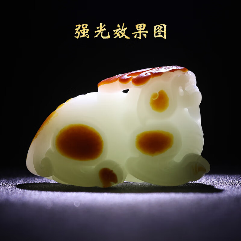 简瑶孤品大师工艺和田玉籽料羊脂玉貔貅玉吊坠女玉石男玉挂件手把件