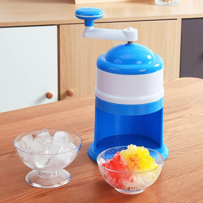 家用刨冰机手动碎冰机便携迷你小型爆冰机手摇式冰沙器碎冰器雪花绵绵冰沙机夏季奶茶店制冰破冰器打冰机手摇式碎冰机蓝色 虎窝购 家用刨冰机手动碎冰机便携迷你小型爆冰机手摇式冰沙器碎冰器雪花绵绵冰沙机夏季奶茶店制冰破冰器打冰机手摇式碎冰机蓝色 虎窝购