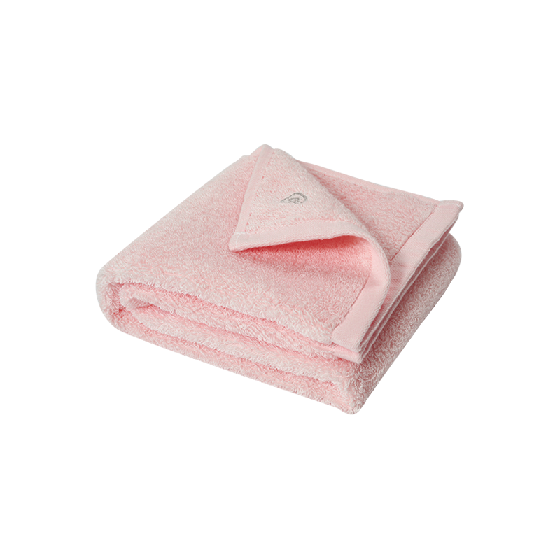 全棉时代毛巾纯棉不易掉毛加大加厚方巾抗菌柔软强吸水 樱花粉32×70cm 