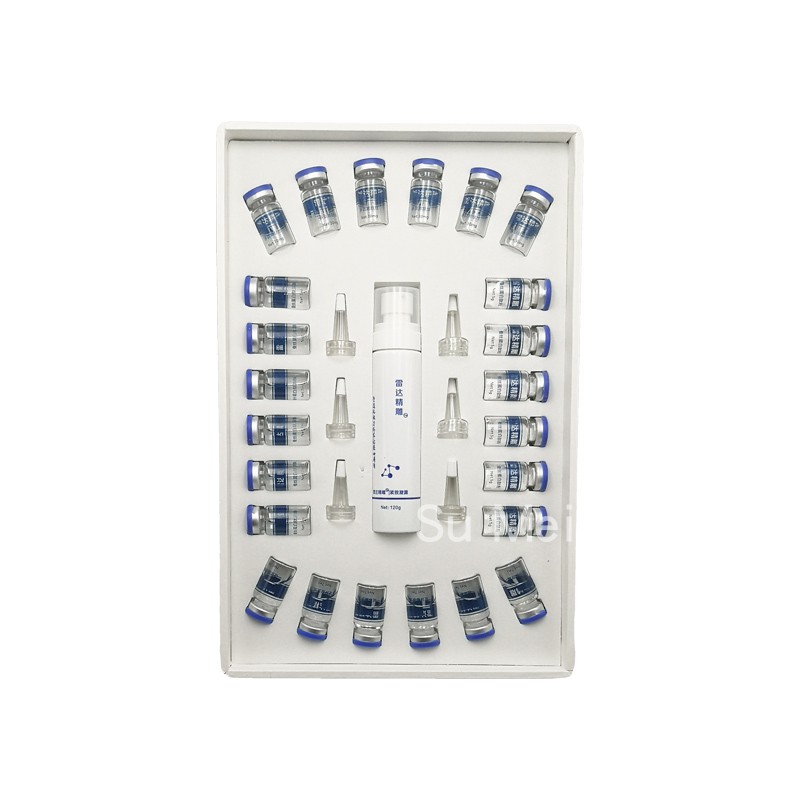 雷达线雕蛋白线套盒美容院仪器专用线雕组合面部无针 白色 雷达精雕