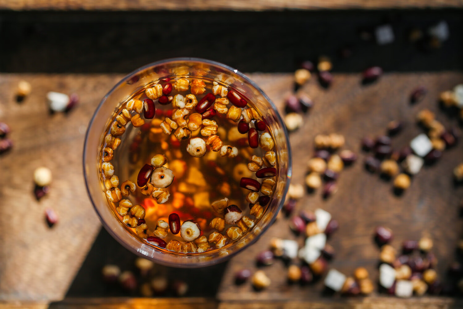 红豆薏米茶古法麸炒熟赤小豆薏米芡实茯苓茶300g